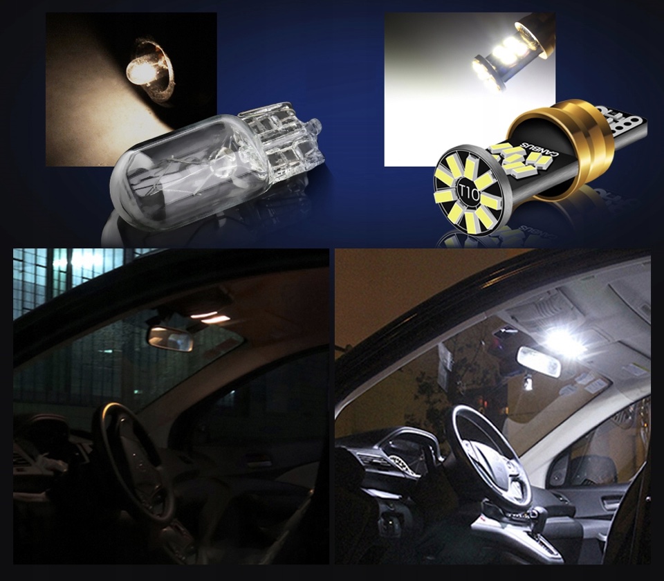 ŻARÓWKA LED W5W T10 POSTOJOWA CANBUS 360° MOCNA Model T10_3014