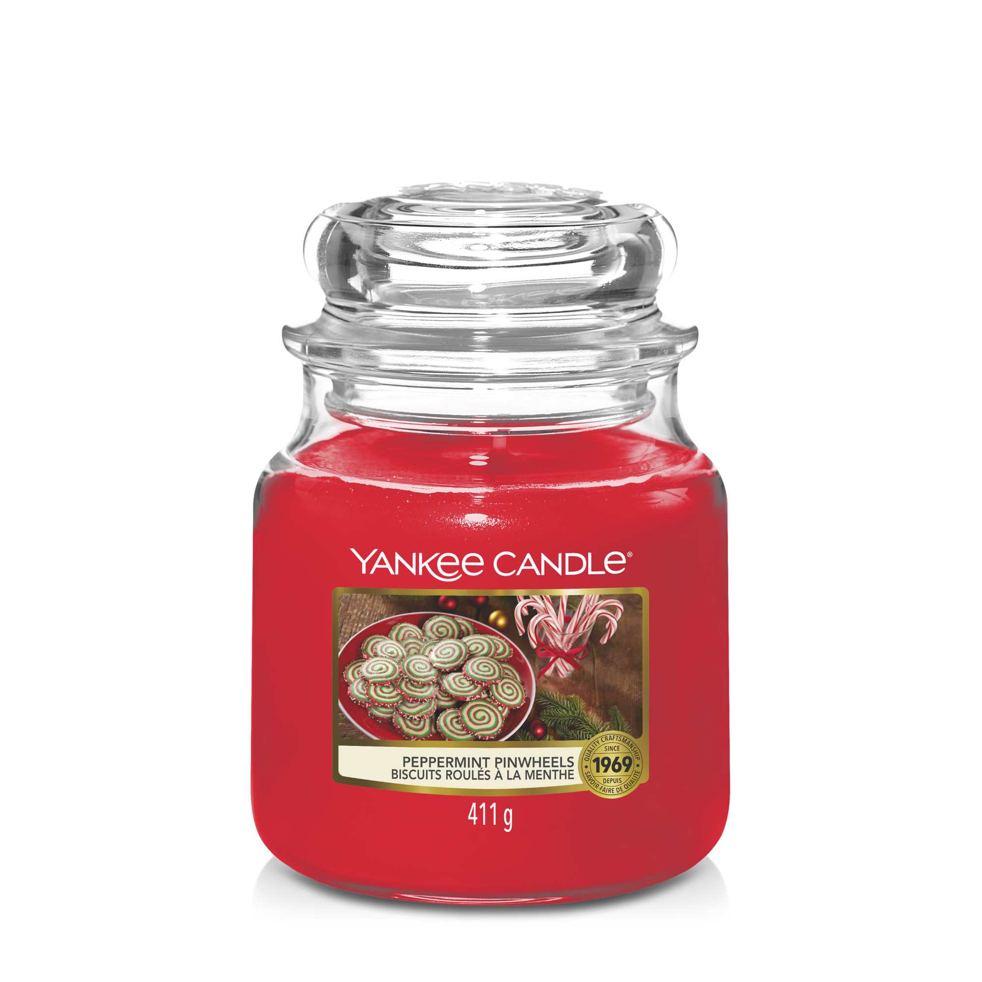 

Yankee Candle Świeca Peppermint Pinwheels 411g