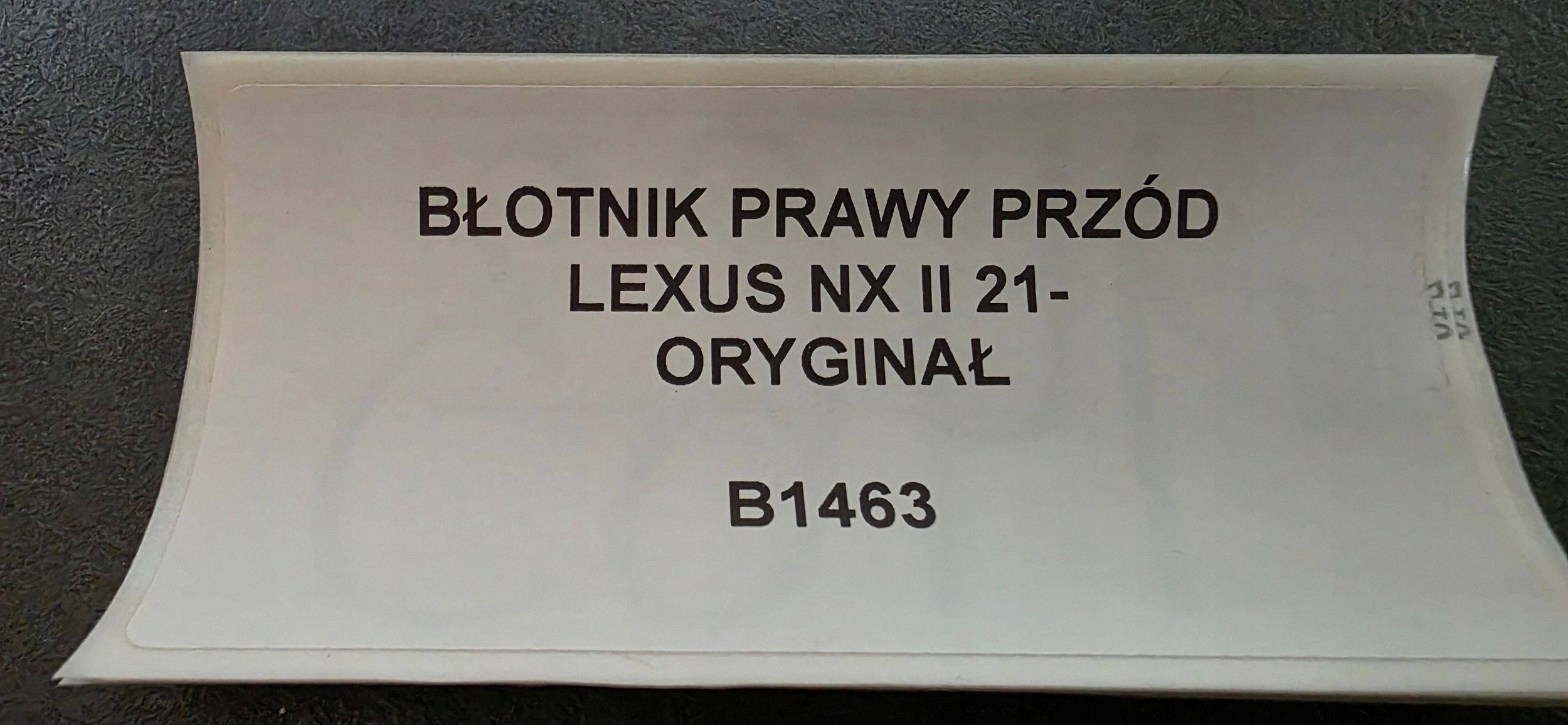 fender right front LEXUS NX II 21- original