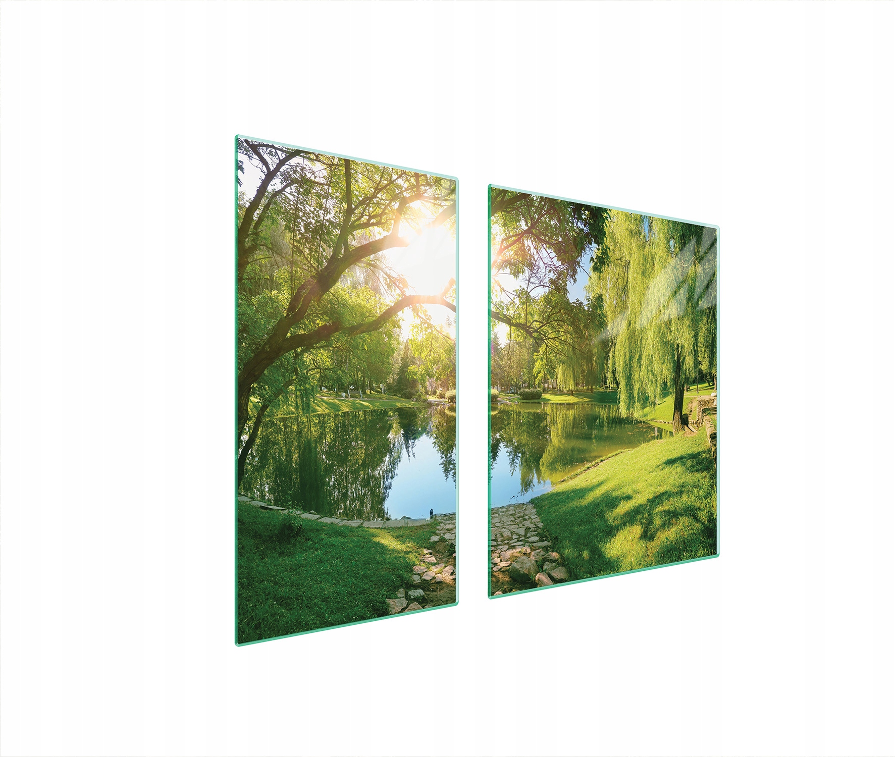 Skleněná Ochranná Deska Na Sporák 90x52 Pohled Tvrzené Sklo