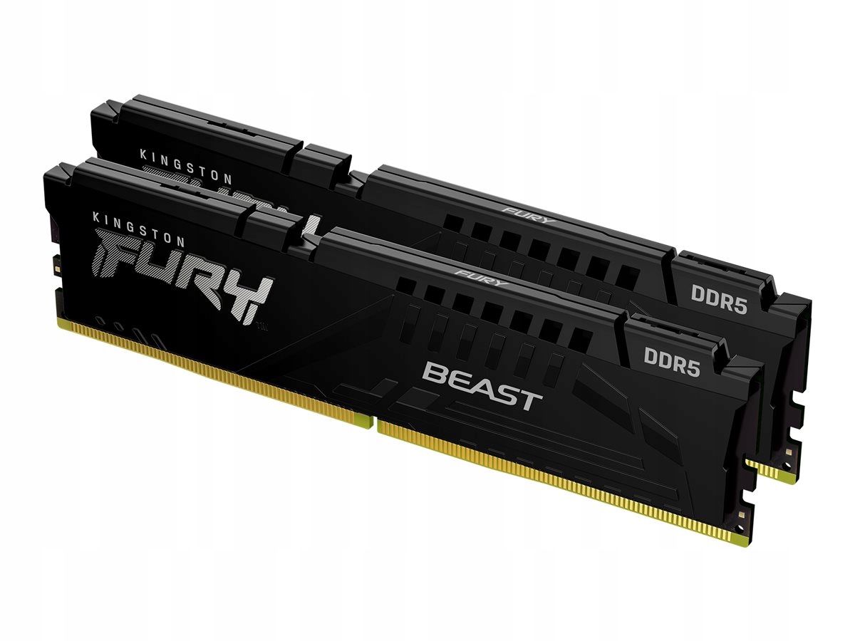 Pamięć RAM Kingston Fury Beast, DDR5 16 GB 6000 MHz CL30 (KF560C30BBEK2-16)