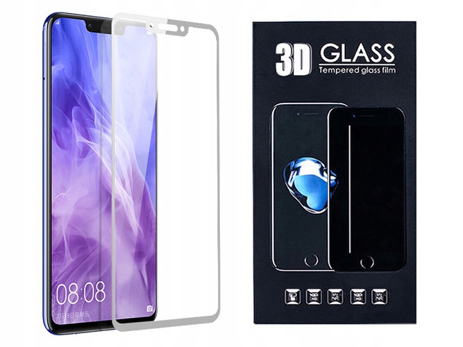 

Huawei Nova 3 Szkło Hartowane 3D 9H Na Cały Ekran