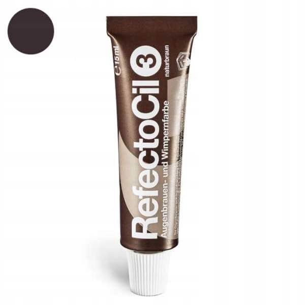 REFECTOCIL 3 NATURALNY BRĄZ HENNA DO BRWI I RZĘS ŻELOWA 15ML
