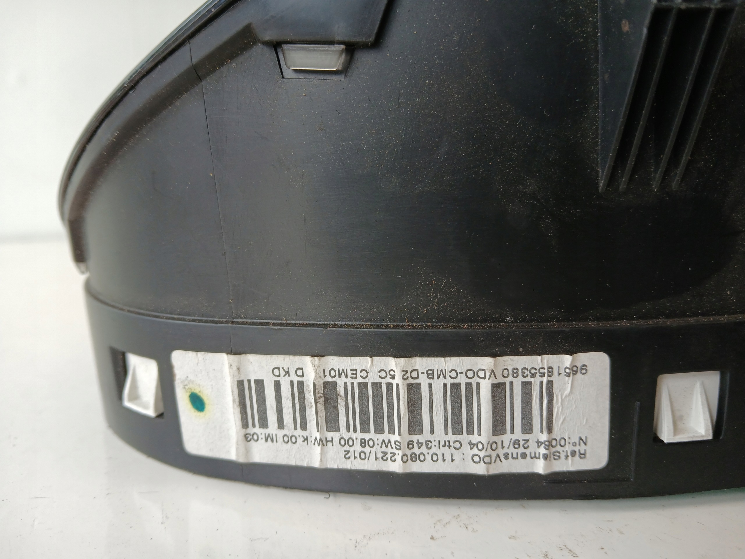 PEUGEOT 407 2.0 HDI dials dials 9651855380