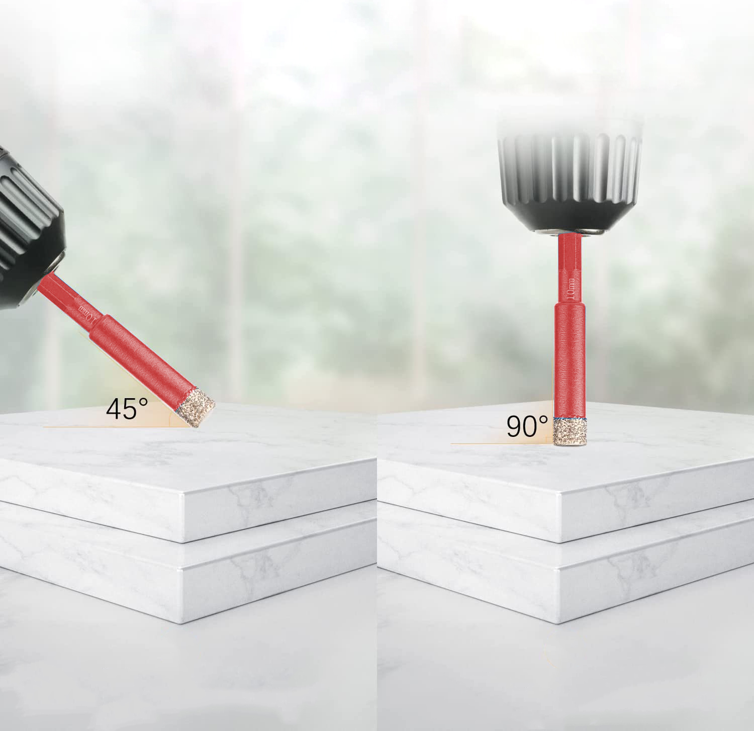 OTWORNICA WIERTŁO DIAMENTOWE 8mm DO GRESU HEX Kod producenta V04551