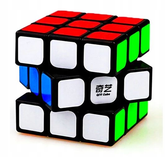 NOWA Kostka 3x3x3 Logiczna + Algorytm + Podstawka