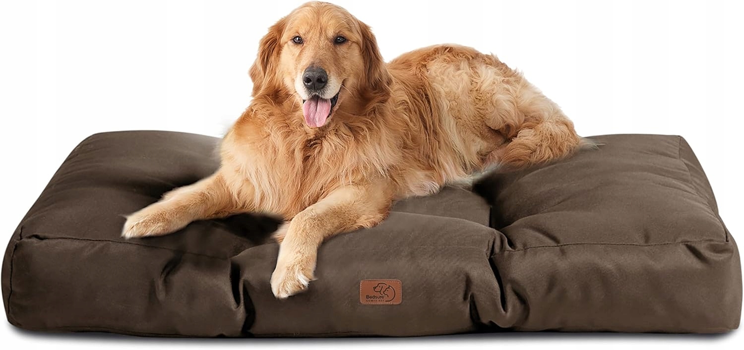 Levně Bedsure pelíšek pro psa hnědý 110 cm x 89 cm x 10 cm ortopedický