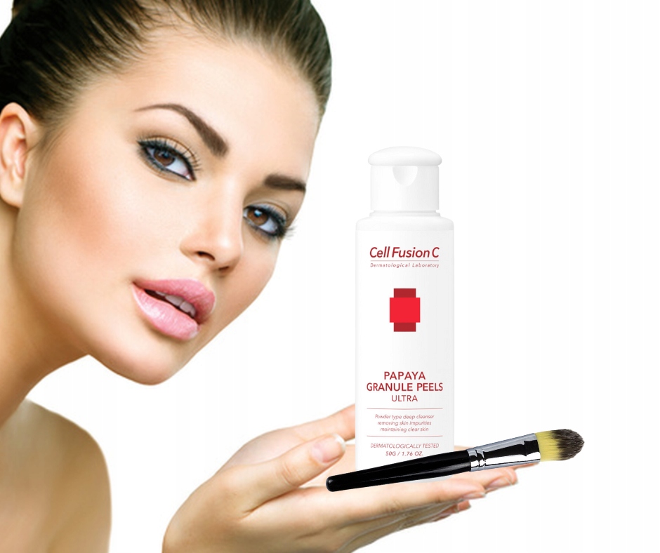 Cell Fusion C - Papaya Granule Peels + Pędzel