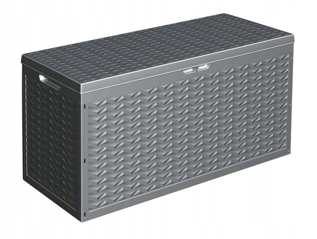 Záhradný úložný box s vekom plastový 120x45x60 cm