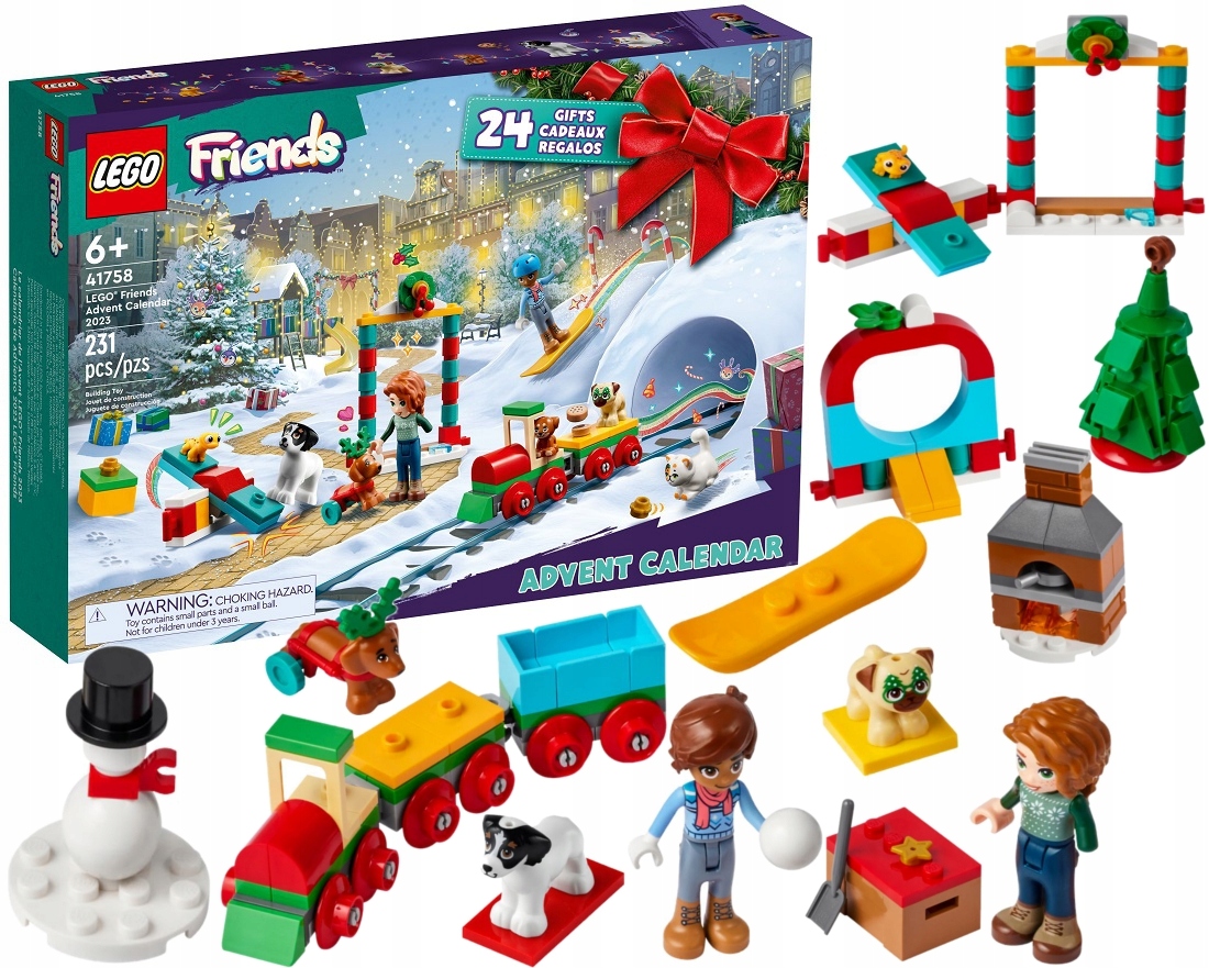 stavebnice Lego Friends 2023 Adventní Kalendář 41758