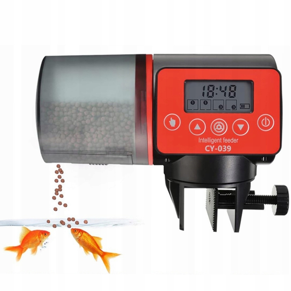 Levně Automatické Krmítko Pro Ryby S LCD Zásobníkem 200 ML Na Baterii