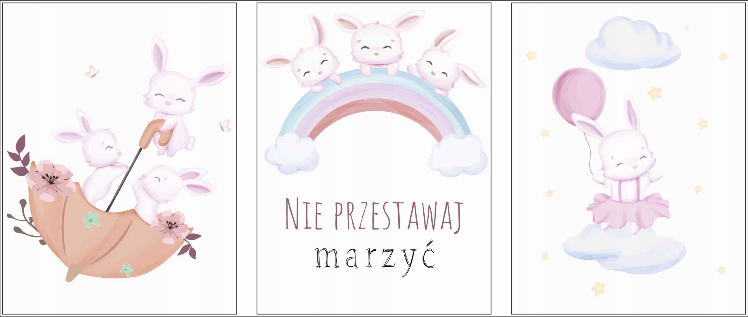 

Zestaw plakatów dla dzieci plakaty 3 x 50x70cm