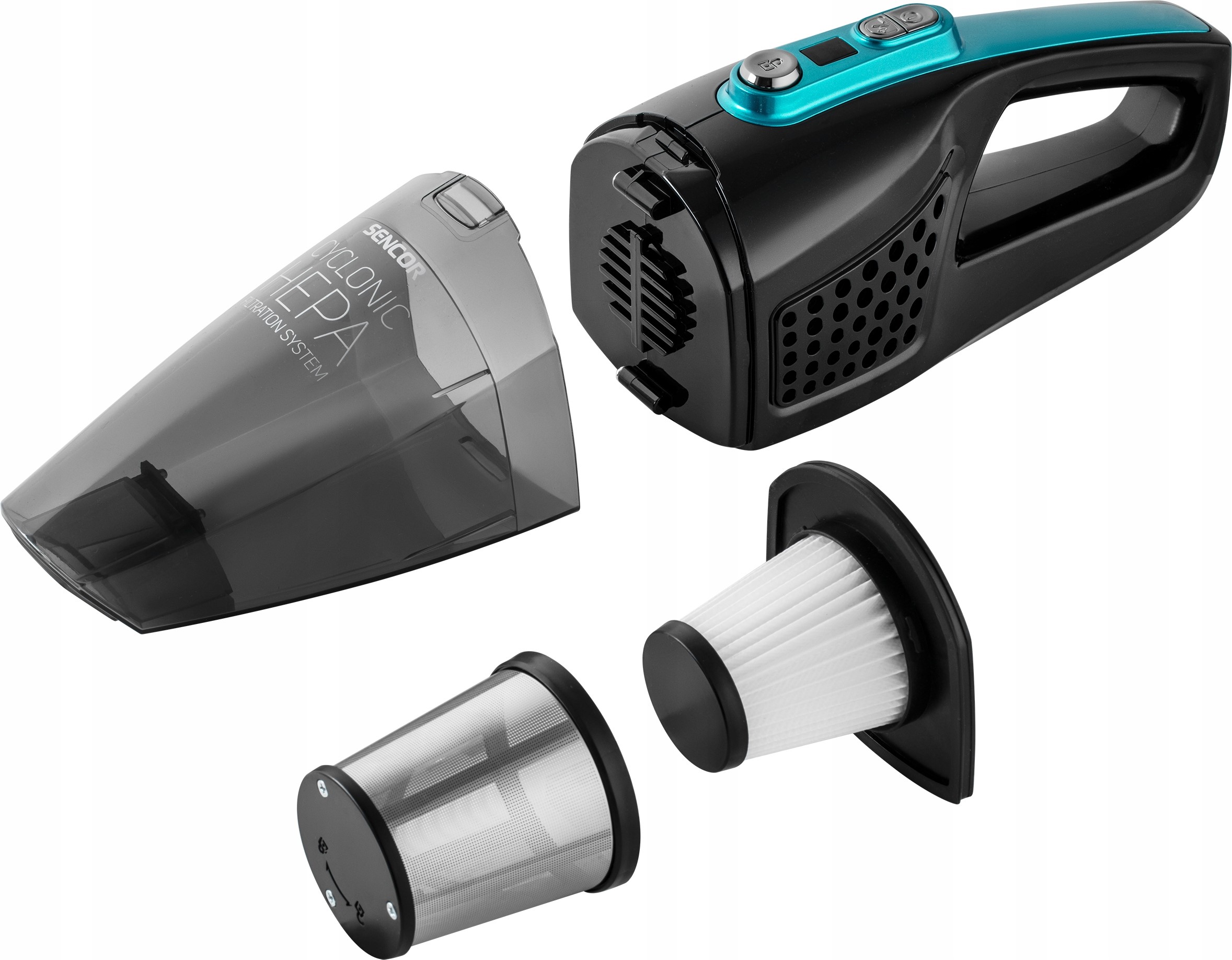 Odkurzacz bezprzewodowy pionowy Sencor 2w1 HEPA Pojemność zbiornika na kurz 0.5 l