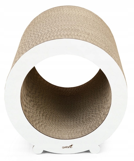 Odolné škrabadlo s funkcí pro kočky Gattino Mia Bílá 37x28 cm