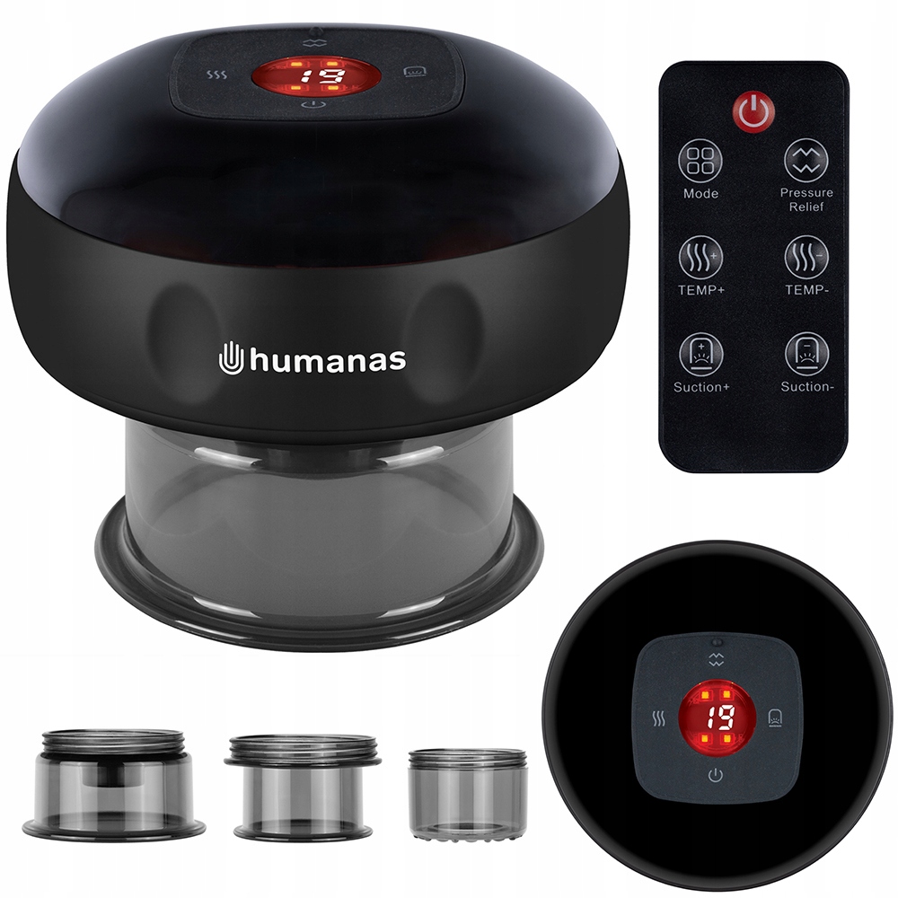 Bańka chińska elektroniczna Humanas BB01 Plus pilot 3 nakładki