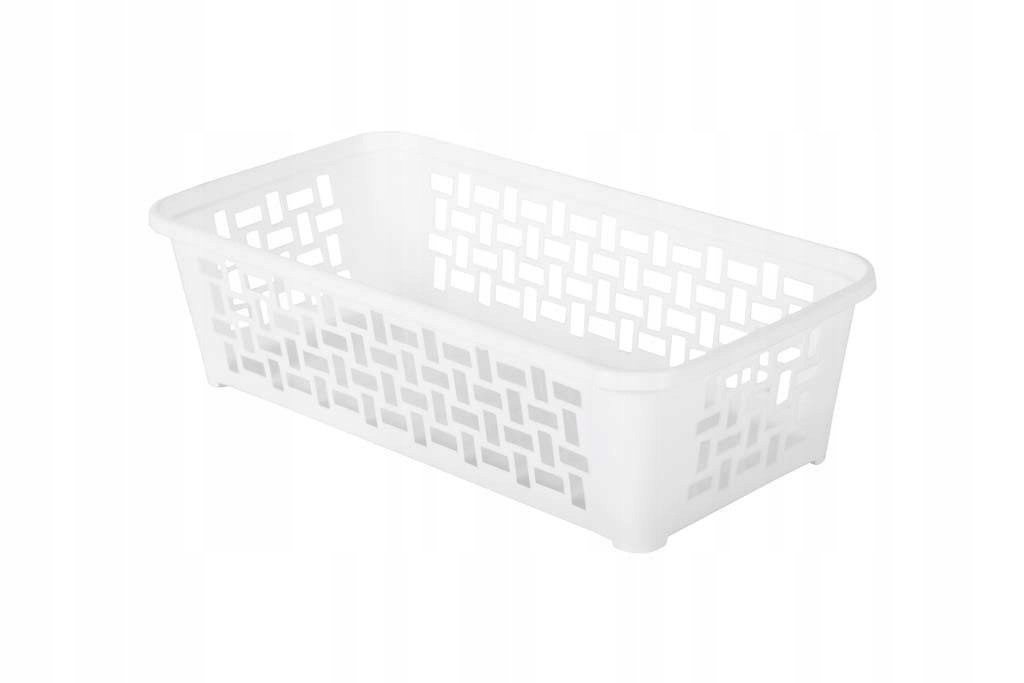 

Koszyczek koszyk plastikowy Domino 1 19x9x5 Bia