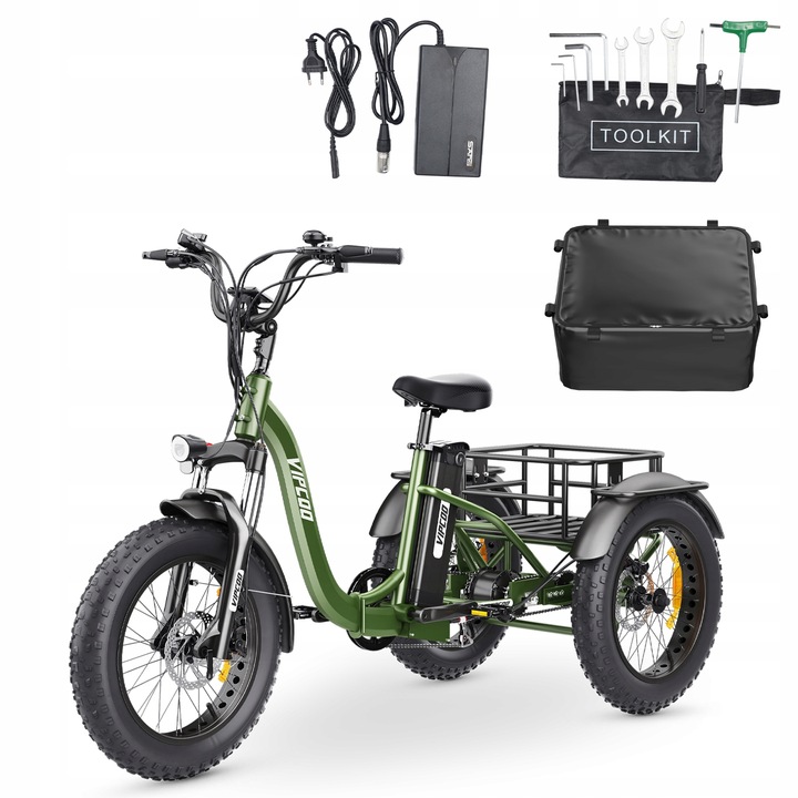 Elektrické vozidlo ET1 pro seniory Skládací tříkolka Zpětný chod