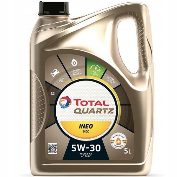 

Olej Total 5W/30 Quartz Ineo MDC 5L C2 & C3