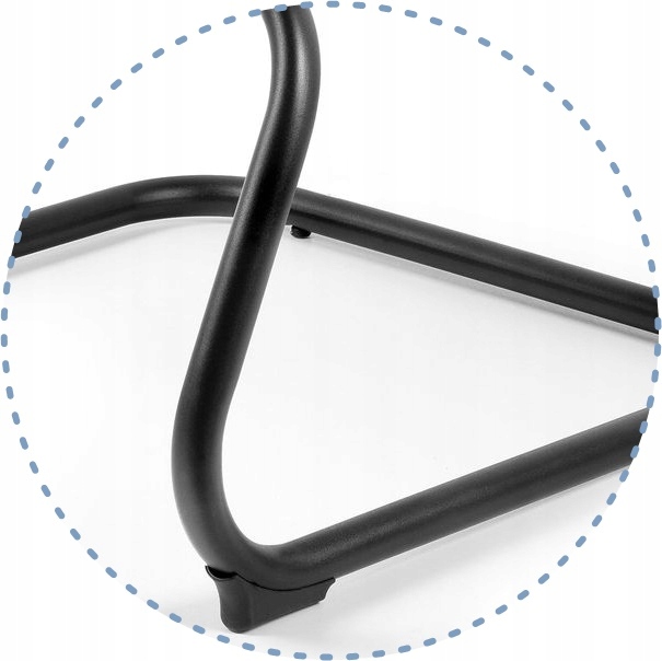 Krzesło Biurkowe APOLLO SKID Granatowe na Płozach Kolekcja Apollo