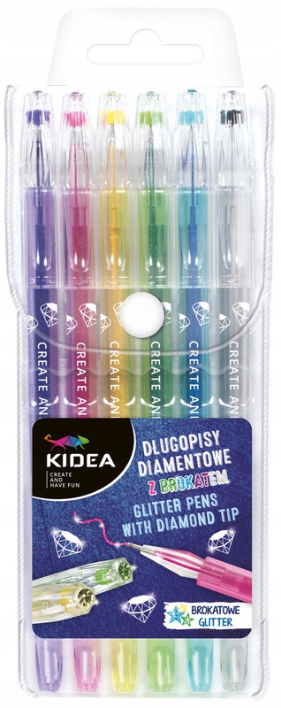 

Długopis diamentowe z brokatem Kidea, De