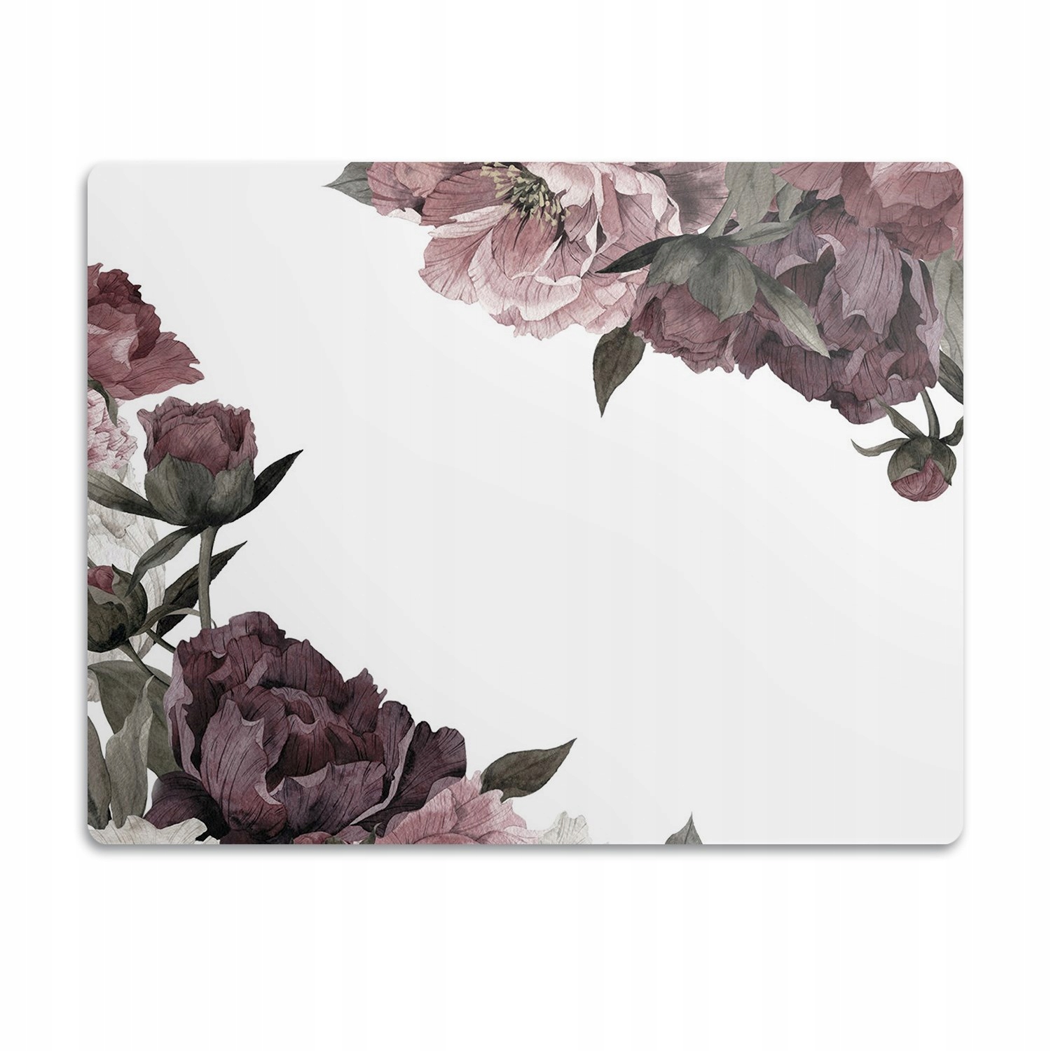 Levně Podložka pod misky pro psa kočku Pivoňky 60x40 cm