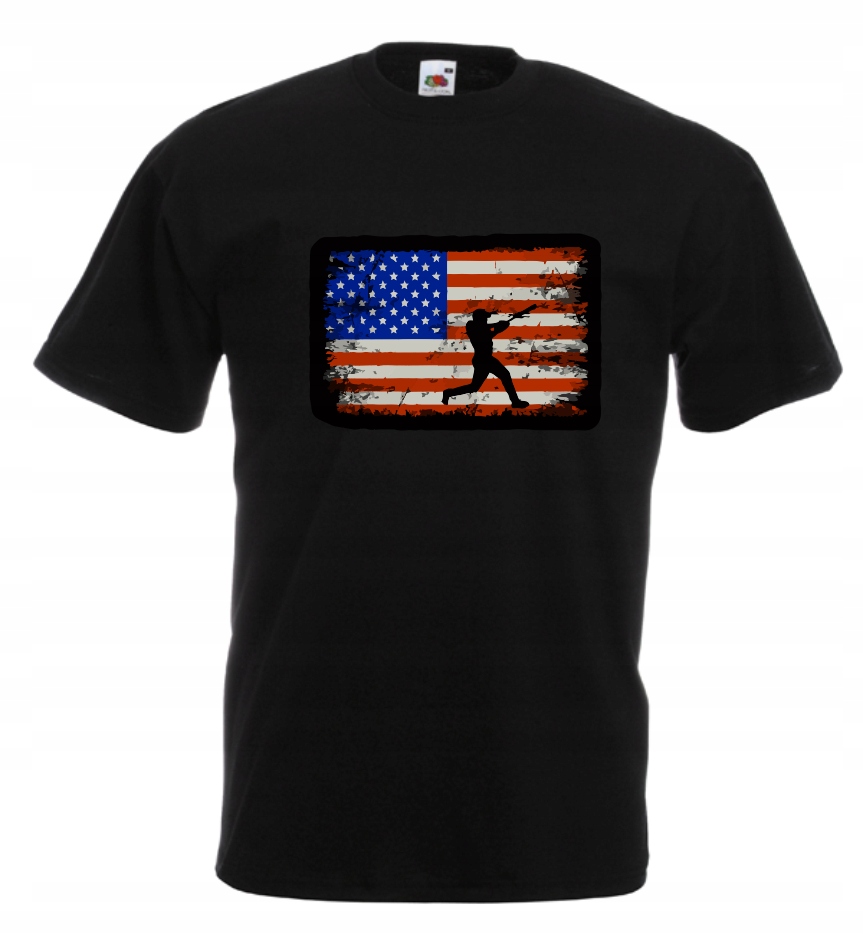 

Koszulka męska Baseball Vintage American Flag XL
