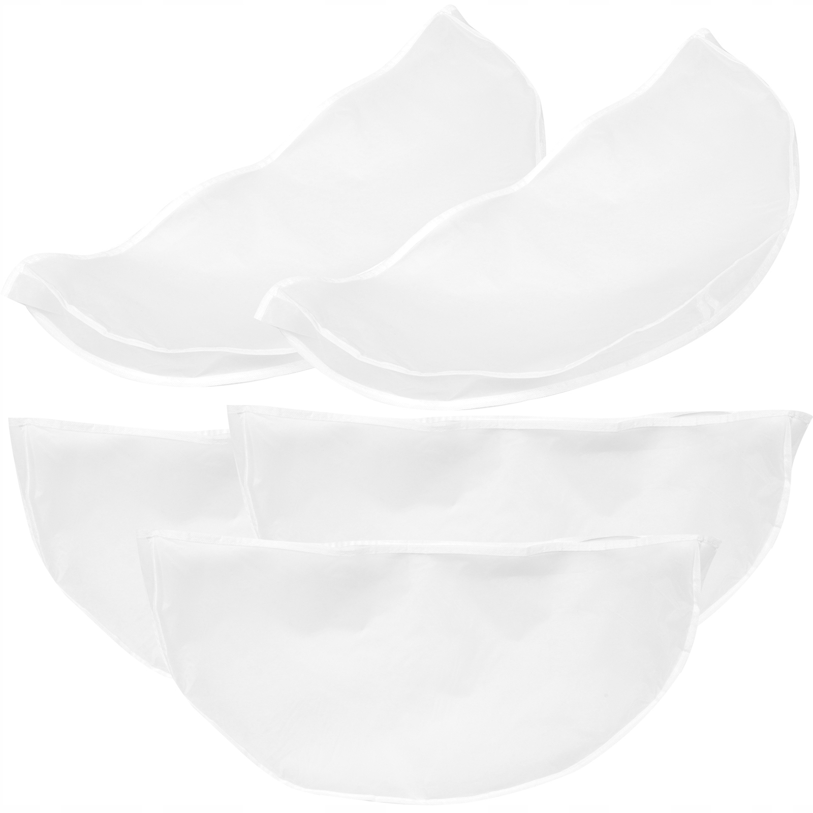 PRZEZROCZYSTY POKRYCIE ODZIEŻ TORBY OCHRONNE BIAŁY 5