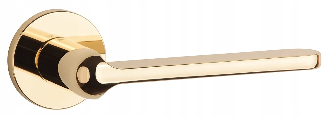 Kľučka Lorenza Slim 7 mm, okrúhla zlatá rozeta Aprile