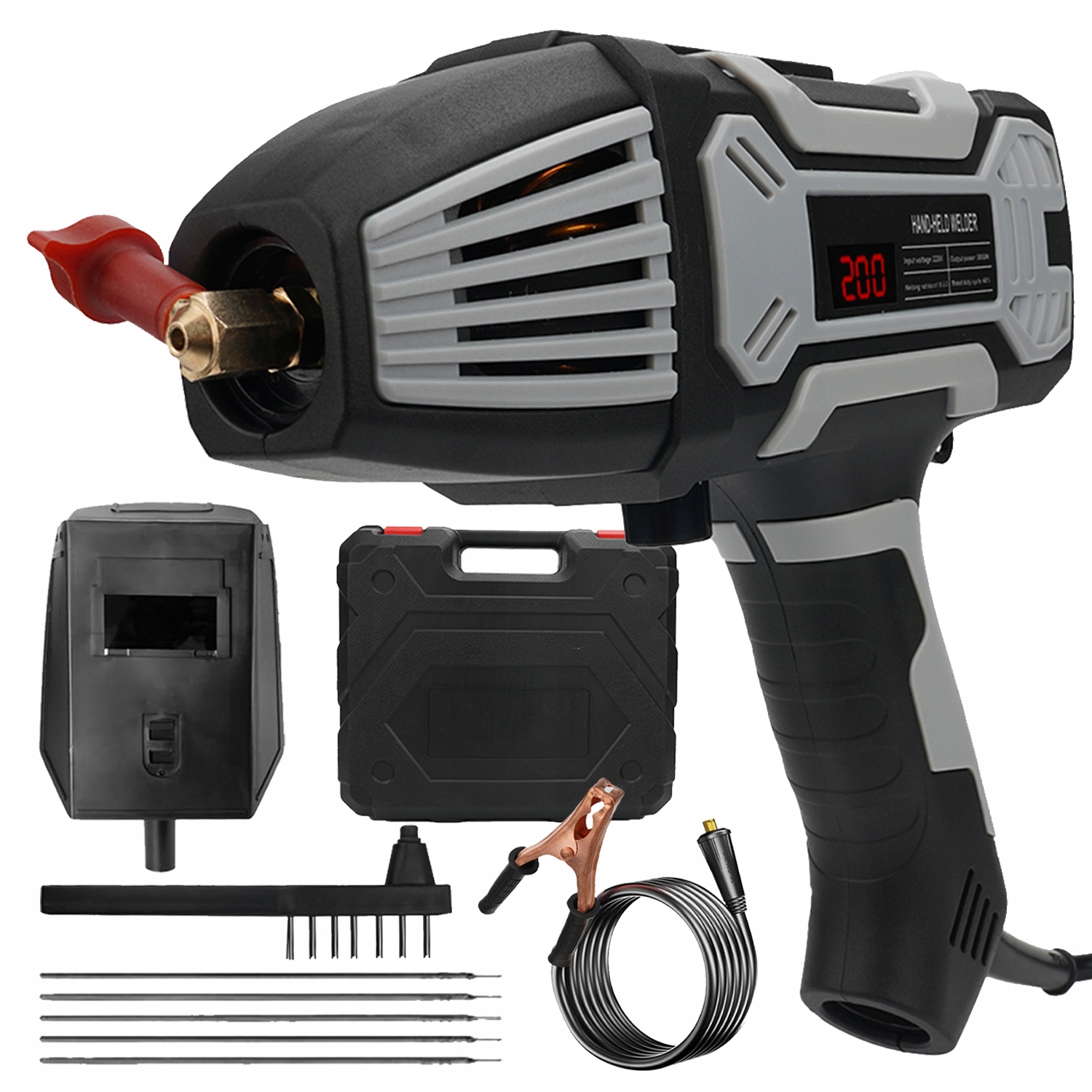 Svařovací Stroj S Výkonem 3000 W, Přenosná Digitální Pistole 2.5 MM-3.2 MM