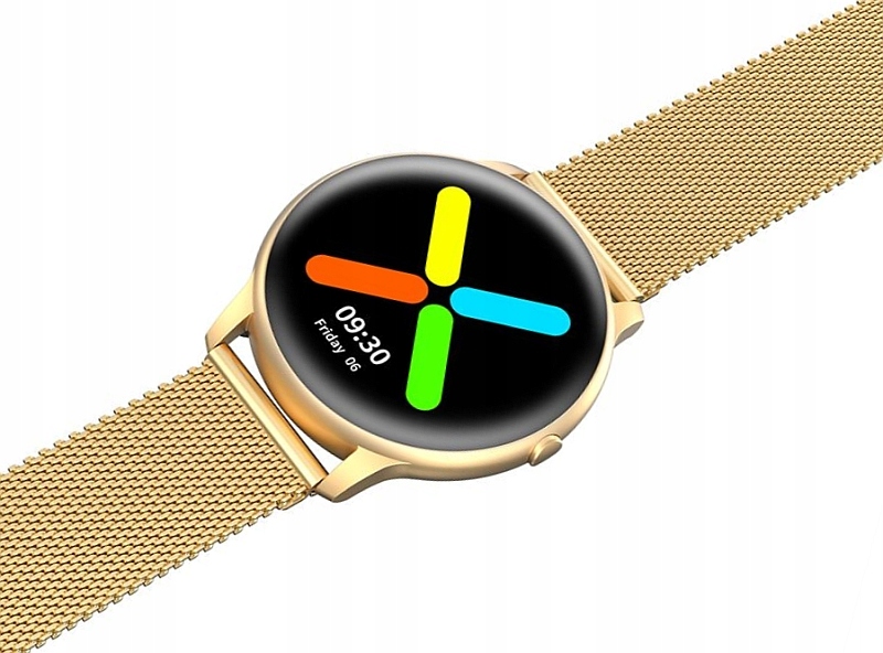 ZEGAREK DAMSKI SMARTWATCH G.ROSSI SW015 ZŁOTY +BOX Obsługa ładowania bezprzewodowego nie