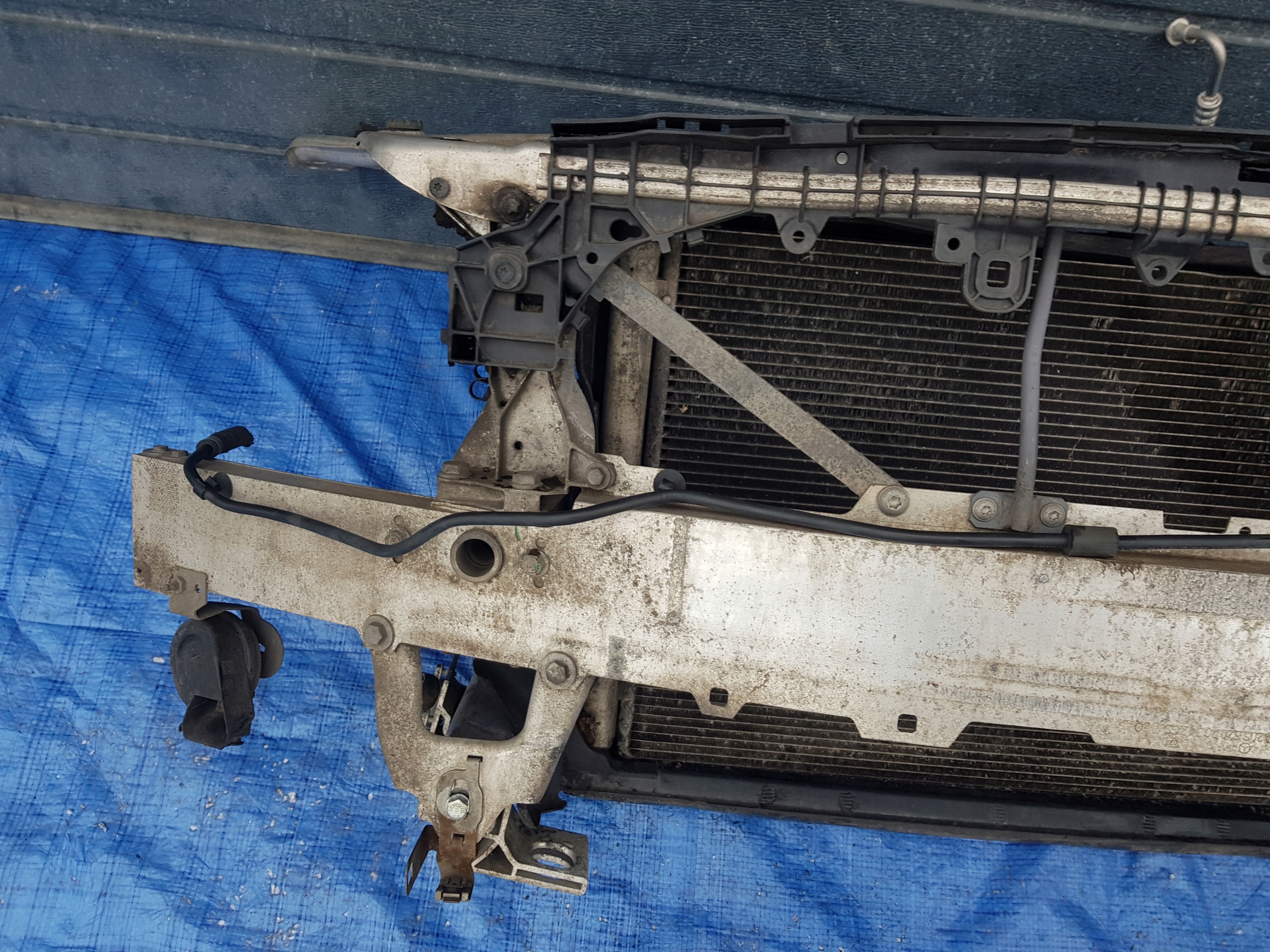 support panel for radiators radiator MERCEDES W205 2.2 CDI