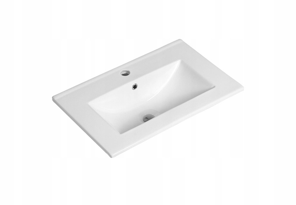 Umývadlo 60x39x17 biele obdĺžnikové keramické Omeble