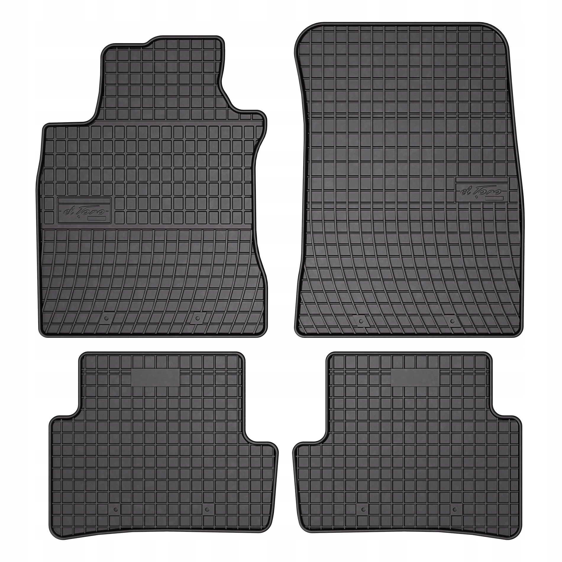 Dywaniki gumowe Frogum elToro do Renault Modus 2004-2012 komplet 4 szt.