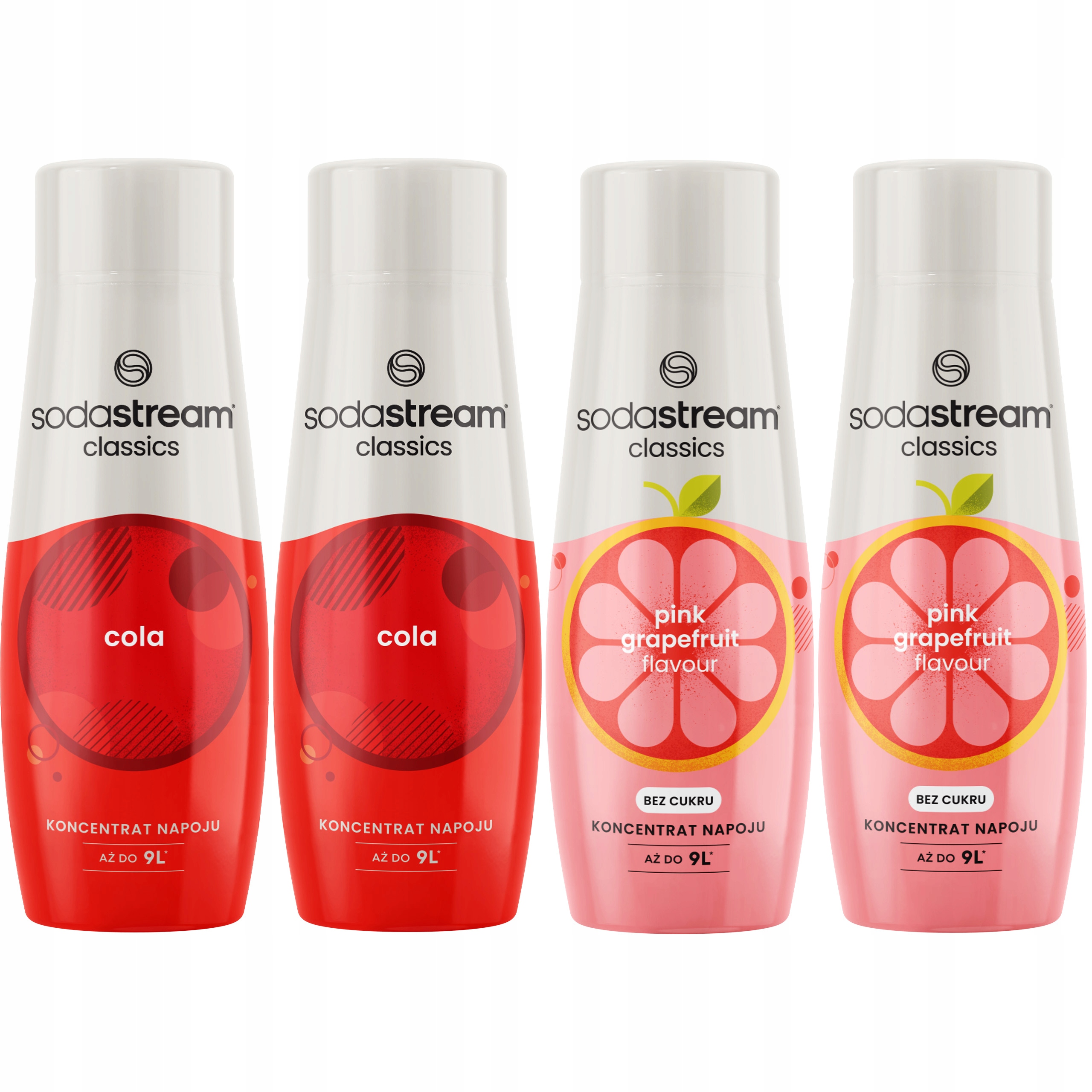 Levně Sodastream Sada koncentrátů 2xCola 2xGrapefruit.