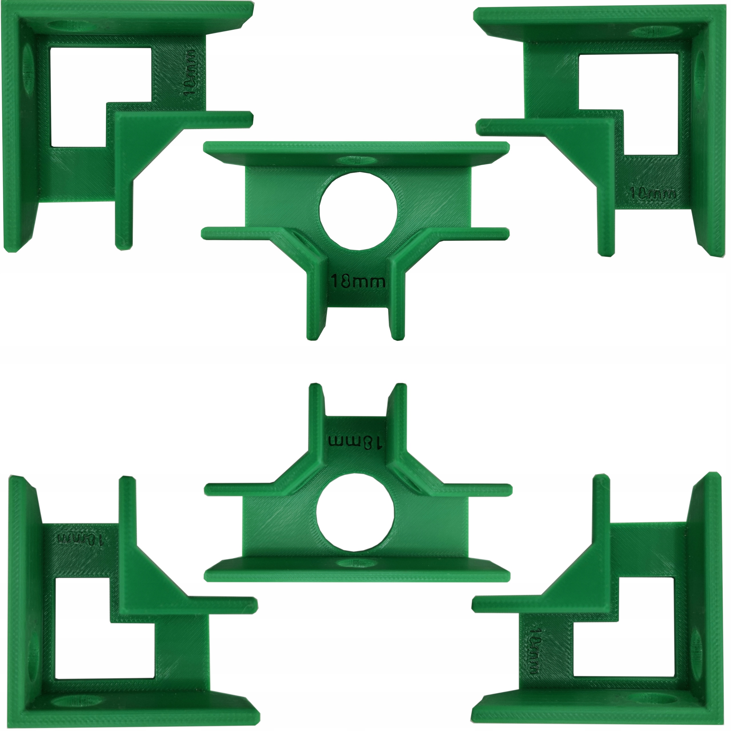 ZESTAW UCHWYTÓW STOLARSKICH Trzecia Ręka 18mm SZABLON DO KORPUSÓW POD BLUM
