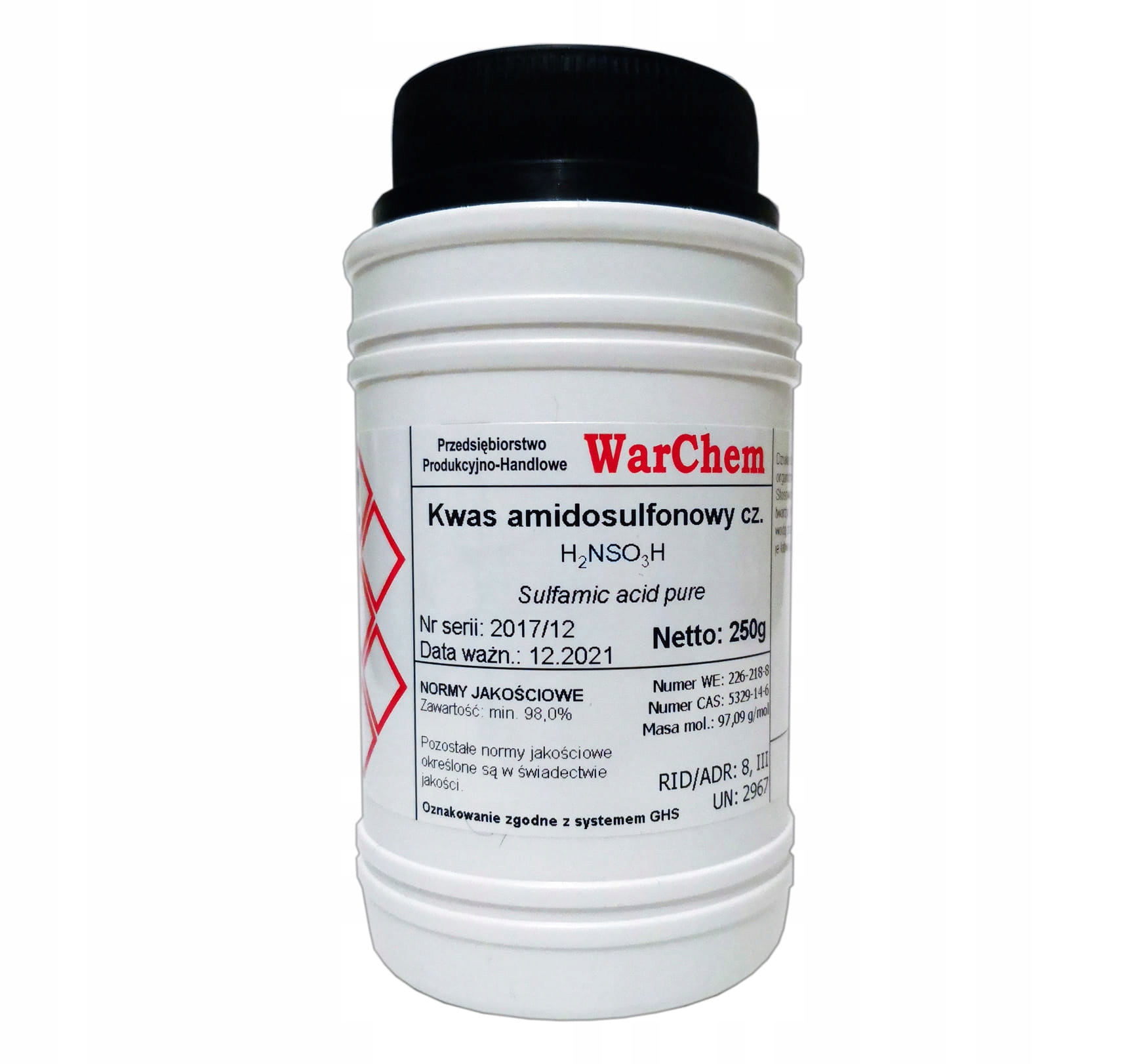 

Kwas Amidosulfonowy czysty 250g