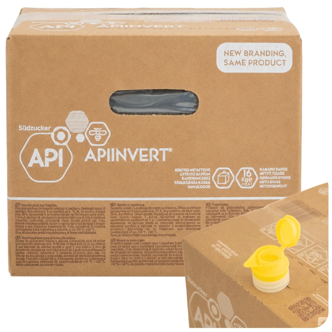 Sirup pro včely Apiinvert 16 kg karton podkrmování invert