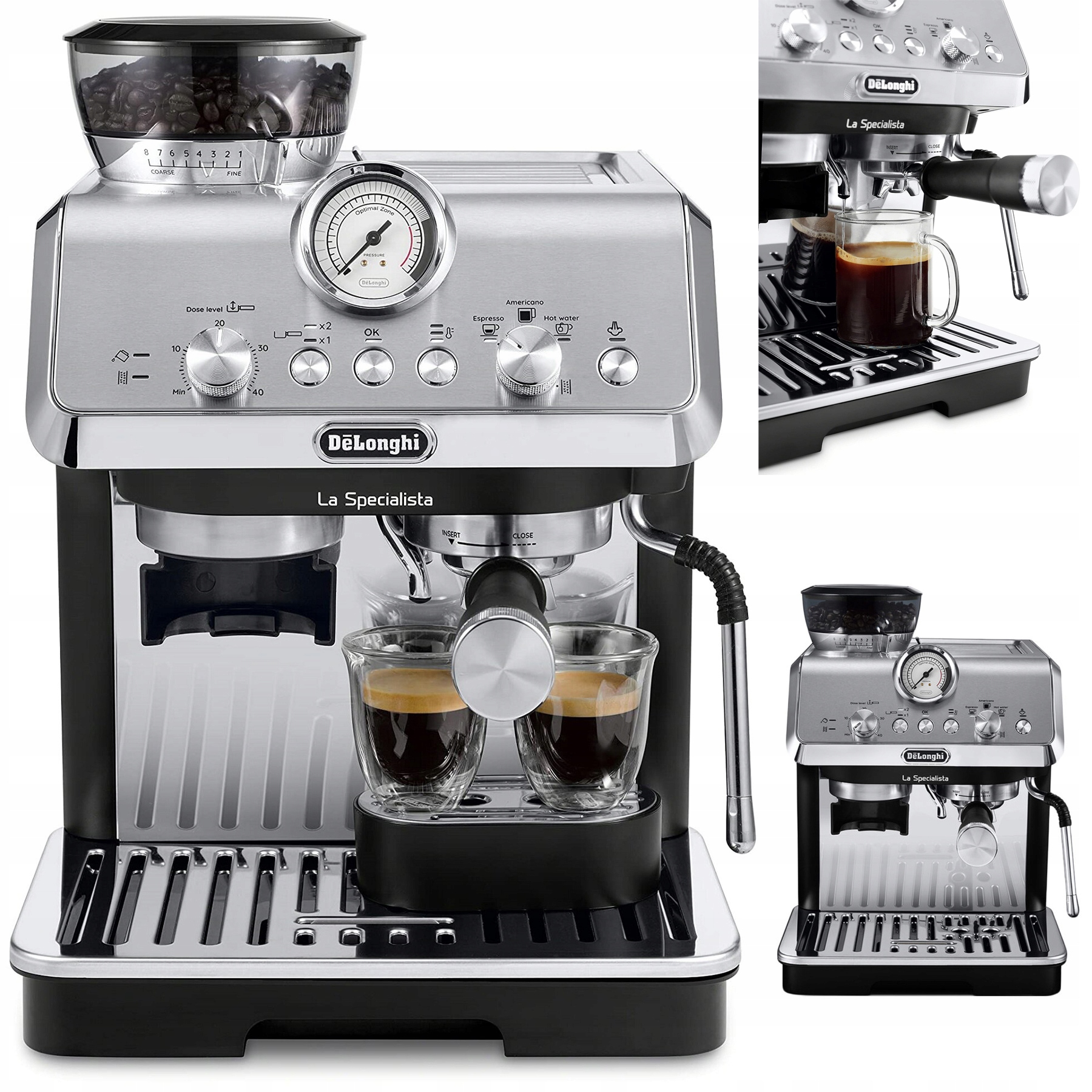 DeLonghi EC9155.MB Kolbowy ekspres do kawy z młynkiem LaSpecialista