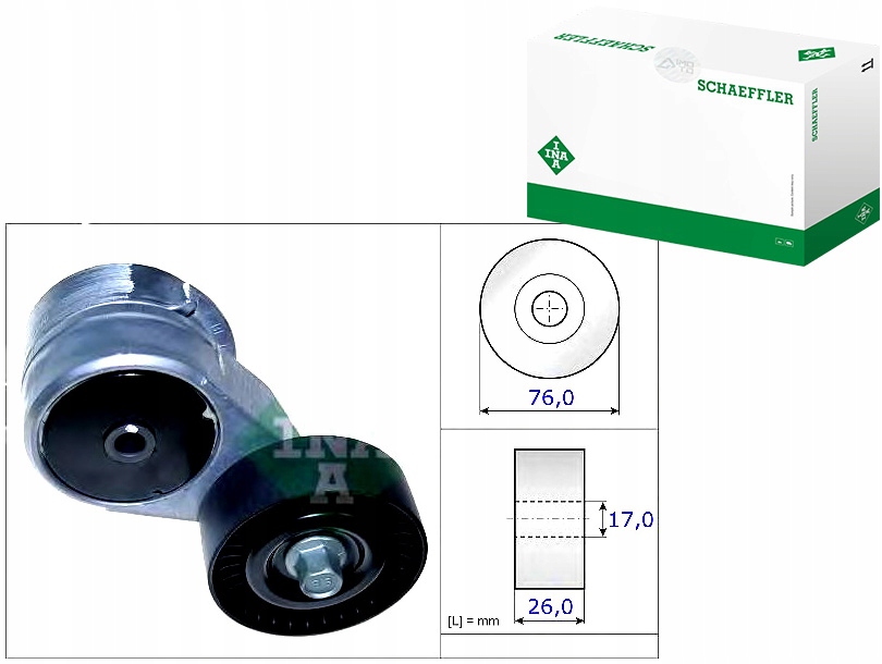 INA NAPCZ PASKA KLINOWEGO HYUNDAI I30 1.6 (GD)