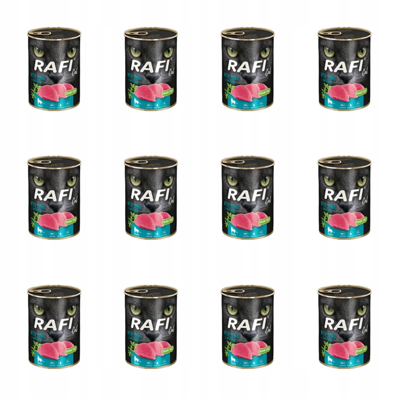 Rafi Cat sterilised s tuňákem – krmivo pro kočky 400 g X12