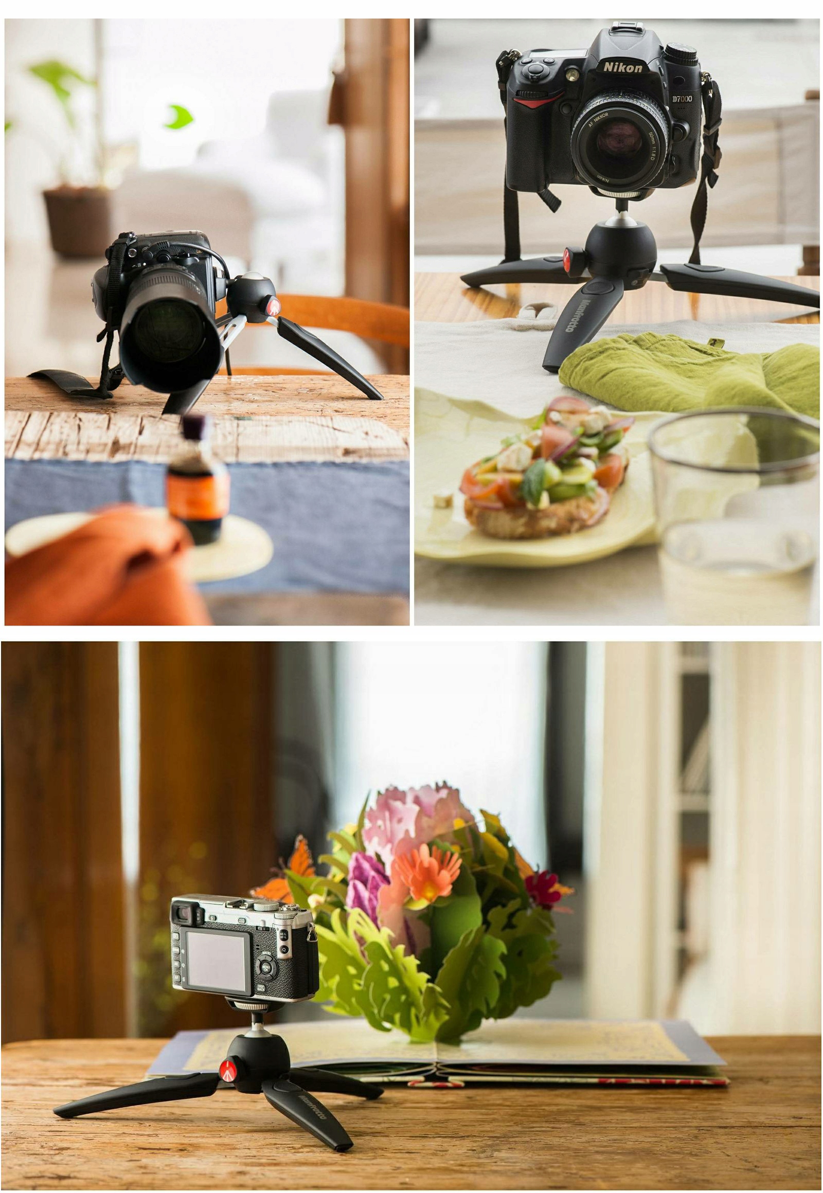 LEKKI STATYW TRIPOD MANFROTTO KAMERKA SPORTOWA Wysokość maksymalna 19 cm