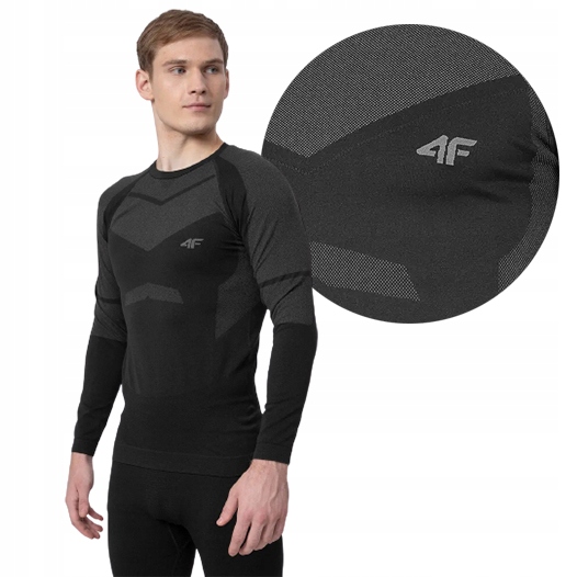 BIELIZNA TERMOAKTYWNA GÓRA 4F H4Z22-BIMB030G-20S R.XXL/3XL BLUZA MĘSKA