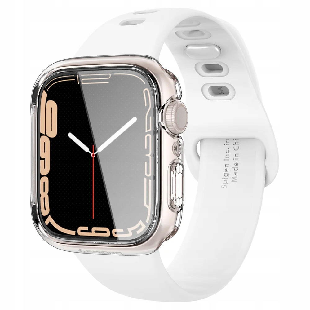 Spigen Ultra Hybrid, krystalicznie czysty Apple Watch 9/8/7 45 mm