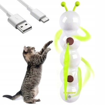 Levně Teasing Cat Toy Hands Free Playset Cvičení Interaktivní hračka pro kočky