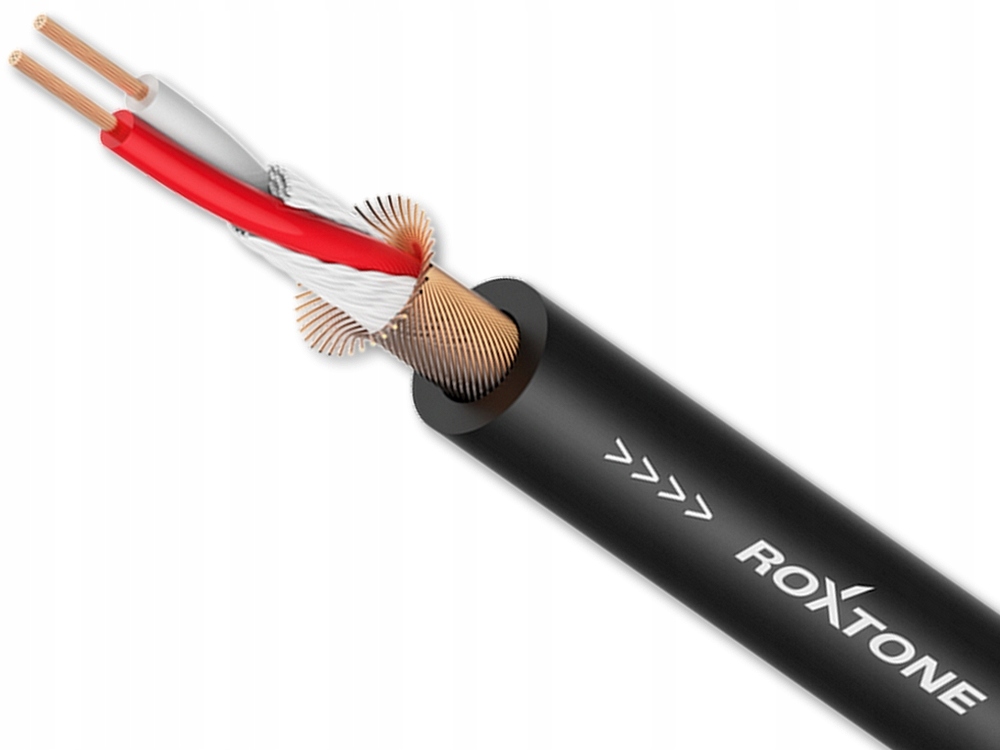 

Kabel Mikrofonowy 2x0,22 Roxtone MC002 Czarny