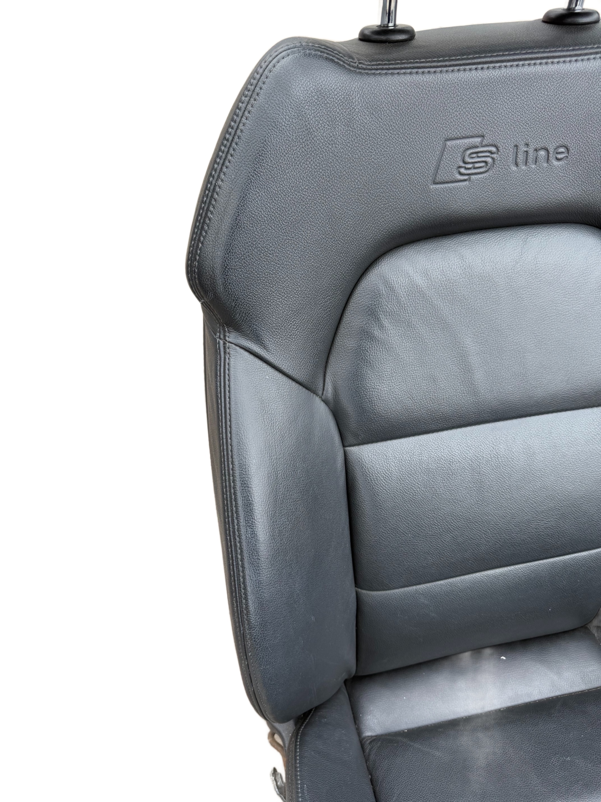 AUDI A6 C6 SLINE seat left front front driver´s leather GRZANY