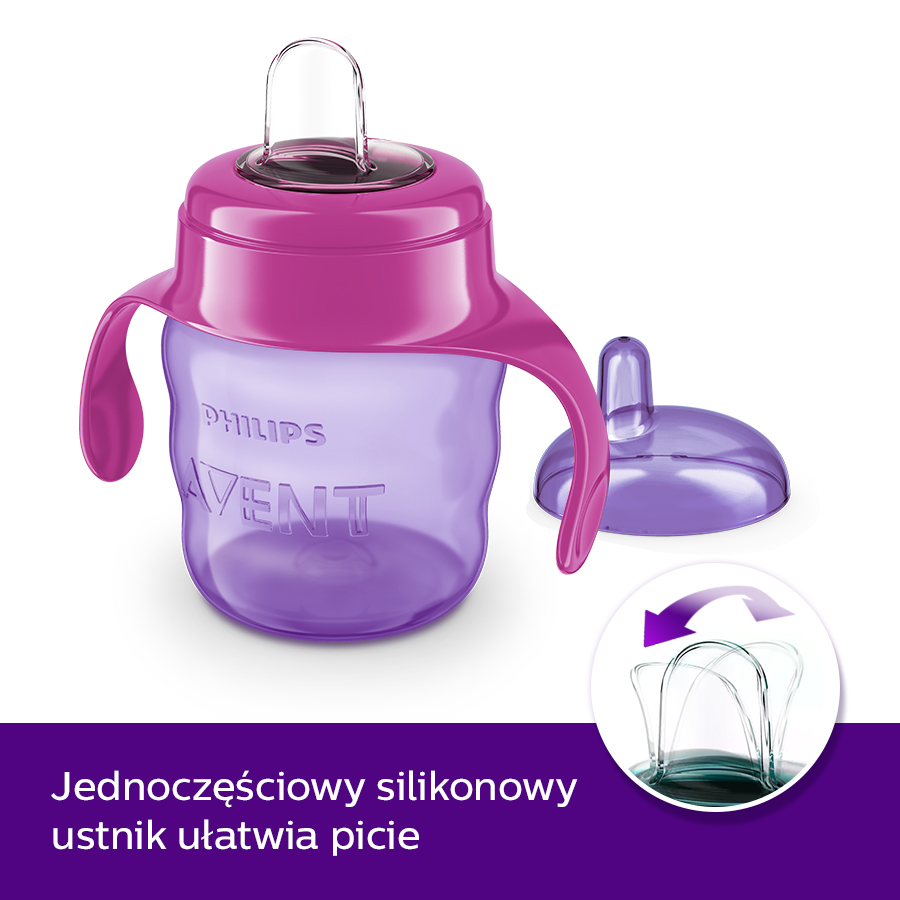 Philips Avent Kubek niekapek 200 ml 6m+ róż Marka Philips Avent
