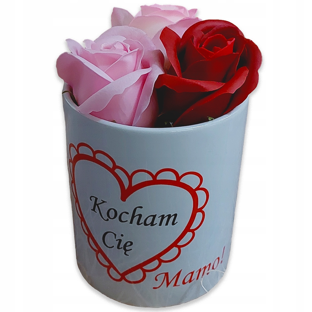 

Na Dzień Matki-kubek-kocham Cię Mamo-wzory