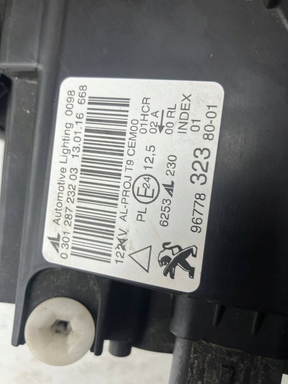 light FULL LED PEUGEOT 308 T9 right front complete 9677832380