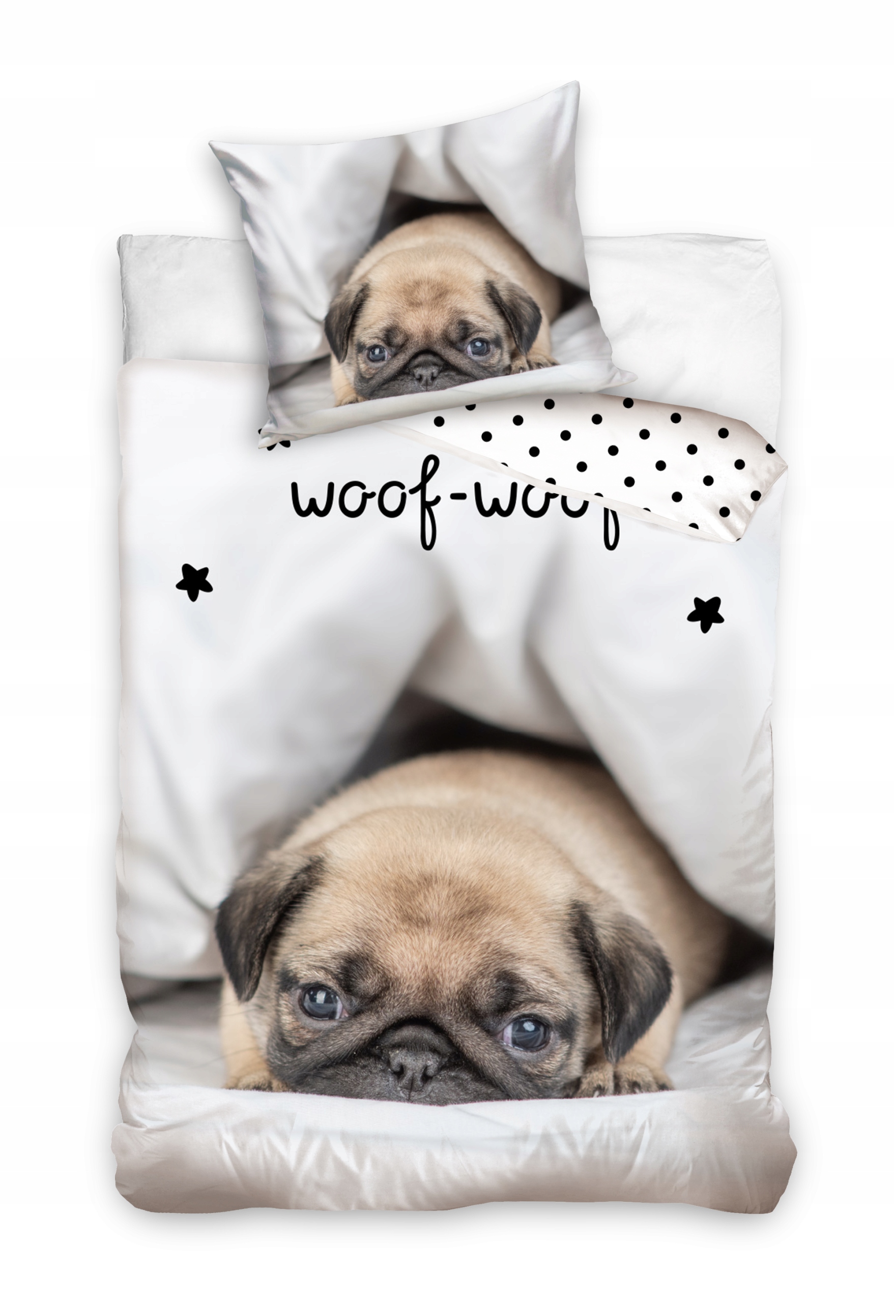 

Pościel Mops Mopsik 160x200 bawełna